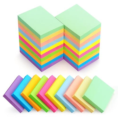 30 Pads Sticky Notes 1.5x2 Self-Stick Notes 10 Bright Multi Colors Sticky Notes 60 Sheet/Pad - color: 30 Pads