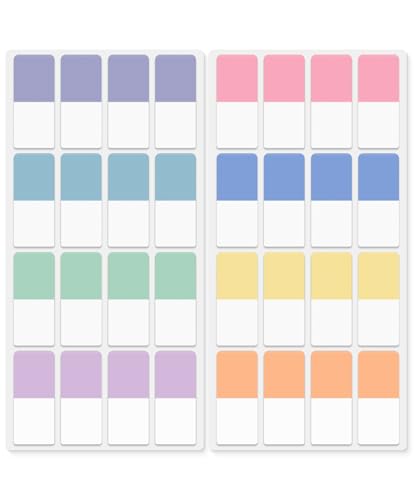 Mr. Pen- Sticky Index Tabs, 480 Pcs, Pastel Sticky Tabs for Notebooks | Page Markers - color: Pastel, size: 1" × 0.5", 480 pcs