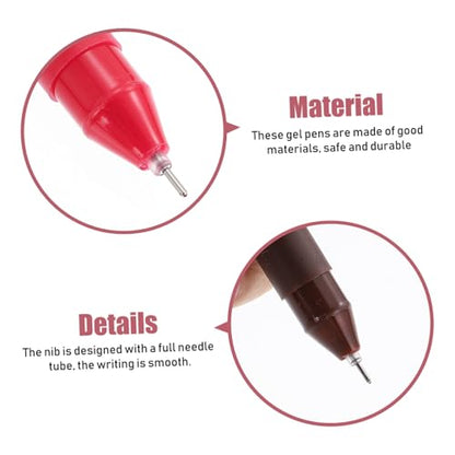 Gadpiparty 5pcs Multi-function Gel Pens Set Fast-drying Smooth Writing Pens for Students and Home Use for Journaling Note Taking and Art Projects