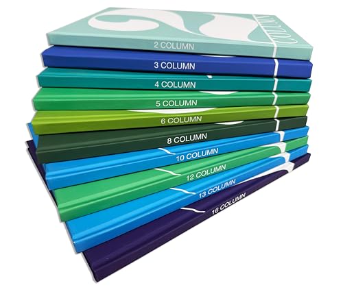 BookFactory 4 Column Columnar Book, Laminate Hardbound, 100 Pages - size: 4 Column, style: Laminate Hardbound