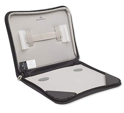 Brenthaven Tred Zip Folio Work-in Case Fits 13 inch Laptops, MacBooks and Chromebooks - Durable, Lightweight, and Secure Protection for College, Office, Business or Personal Use - Black