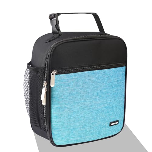 Lovoeo Lunch box Lunch bag for men women Insulated Lunchbox Lunch bags for Work Picnic Travel (Thicken blue) - color: Thicken blue