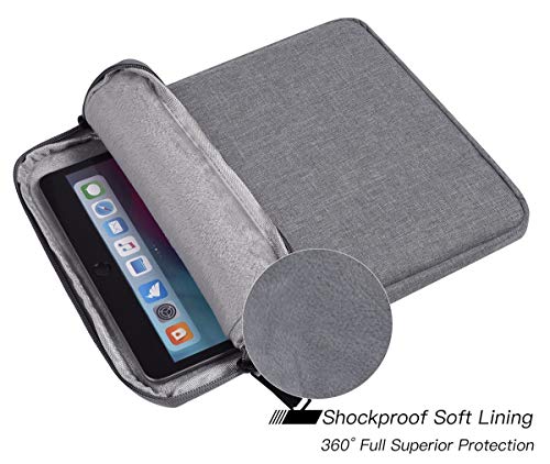 Tablet Sleeve Case for 11" Samsung Galaxy Tab A9+/ Galaxy Tab S6 Lite, iPad Air M4 M3, Pro 11 M5,iPad 9/8/7 10.2 Bag, Light Grey - color: Light Grey, size: 9-11 Inch
