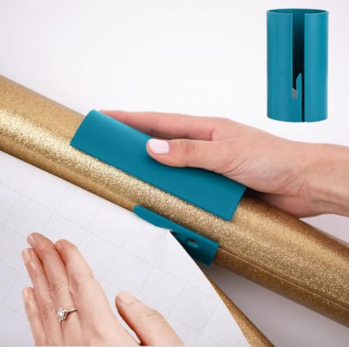 WrappingPaperCutter Cylinder Paper Cutter Paper Cutter for Packaging，Green - color: 1PCS-Green