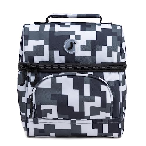 J World Corey Kids Lunch Bag. Insulated Lunch-Box for Boys Girls, Camo - color: Camo