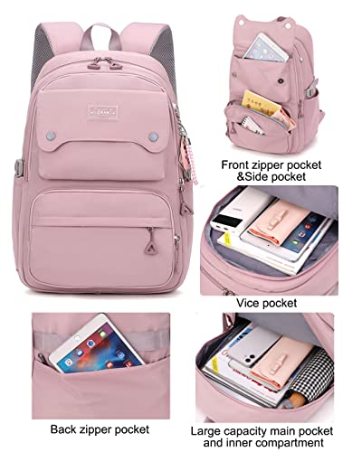 JiaYou Teen Girls Casual Backpack High Middle School Daypack Women Daily Travel Laptop Bag (1# Blue, 26 Liters) - color: 1# Blue