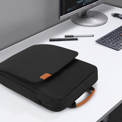 KIZUNA Tablet Sleeve Case 10 Inch Shoulder Bag for 11" iPad Pro M4 M2/11 10.5" 10.9" iPad Air M2/ 10.9" iPad 10 9 8/10" Surface Go 3/ Samsung Galaxy Tab A8/10.5" Galaxy Tab S6,Black - color: Black, size: 9.7-10.5 Inch / 10.5" 11" iPad Pro