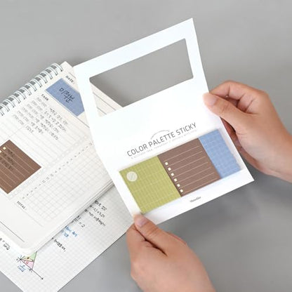 Monolike Color Palette Sticky Plan 30p Series. 2 B Set 4P - Self-Adhesive Memo Pad 30 Sheets - color: Plan 30p Series. 2 B