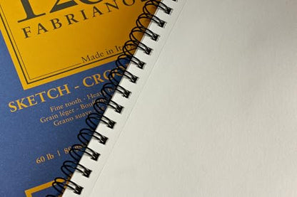Fabriano 1264 Sketch Pad, 18" x 24", Glue Bound, 60 lb., 3-Pack
