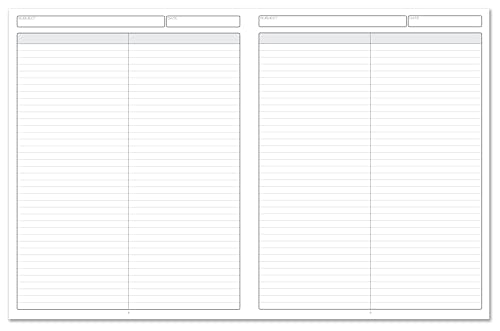 BookFactory 2 Column Columnar Book, Hardbound, 100 Pages - size: 2 Column, style: Laminate Hardbound