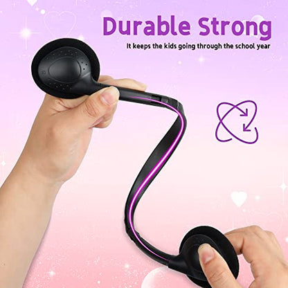 Kids Headphones Bulk 30 Pack for School Students Children Teen Boys Girls, Wholesale Headphones for Classroom Earphones,Group Learning, Computer Lab, Library, Online Lesson and Testing (Black) - color: 30 Pack Black