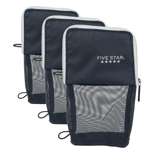 Five Star Stand 'N Store Pencil Pouch, Fits 3-Ring Binder, Pencil Case, Assorted Colors, Color Will Vary, 1 Count (50516) (Pack of 3) - size: 1 Count (Pack of 3)