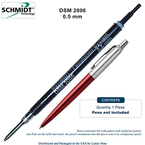 Schmidt DSM 2006 Feinminen-System 0.5mm Lead Refill for Mechanical Pencil Converter