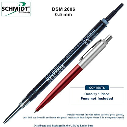 Schmidt DSM 2006 Feinminen-System 0.5mm Lead Refill for Mechanical Pencil Converter