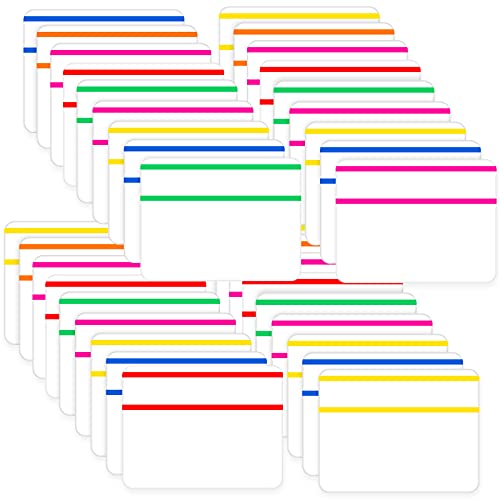 Tenare 240 Pieces 2 Inch Sticky Tabs Adhesive Flag Index Writable and Repositionable File Tabs Colored Page Markers Labels for Books and Classify Files Binder File Folders