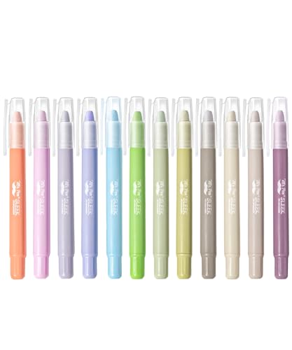 Mr. Pen- No Bleed Gel Highlighters, Pastel Colors, 12 Pack | Bible Highlighters and Pens No Bleed, Bible Markers for Study, Journaling, School Supplies and Accessories