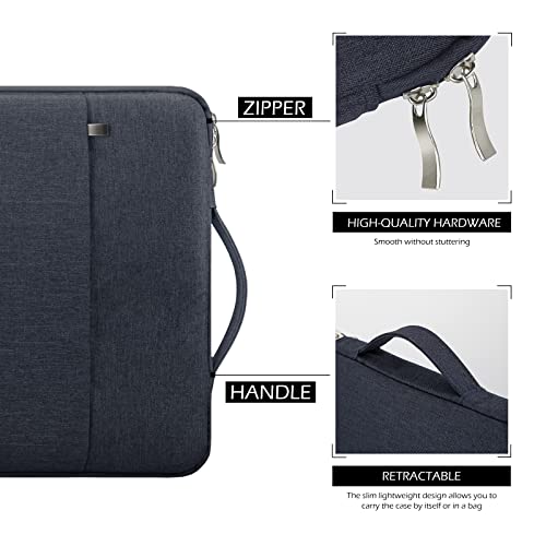 11 Inch Laptop Sleeve Carrying Case with Pocket Handle for 11 inch Mac Acer Asus Dell Chromebook VivoBook HP Stream Samsung Chromebook 2 3 4, 12 inch Surface Pro 3 4 6 7 7+, Navy Blue - color: Navy Blue, size: 11"-11.6"