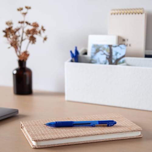 Zebra Pen Z-Grip Retractable Ballpoint Pen, Smooth-Flowing Blue Ink, 1.0mm Medium Point, School & Office Supplies, Ideal for Note-Taking, Journal and Planner Use, 18-Pack (22258) - color: Blue C