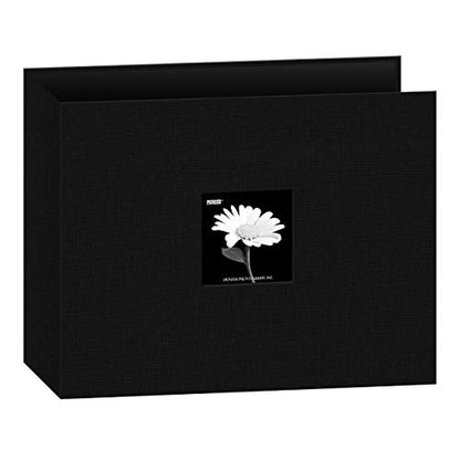 Pioneer T12CBF-BK 12-Inch by 12-Inch Fabric 3-Ring Binder Album with Window, Black - color: Deep Black, size: 12"x12"