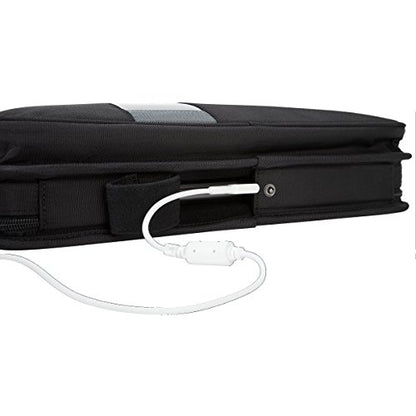 Targus Work-In Case Business Laptop Shoulder Bag for Macbook/Notebook Compact Design with Front Pocket, Carrying Shoulder Strap, Protective Sleeve for 13.3-14-Inch Laptop, Black (TKC002) - size: 14 inch, style: Business Bag