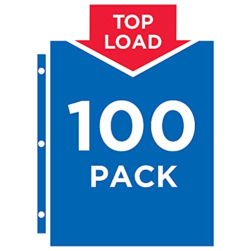 Avery Clear Economy Sheet Protectors, Top Load, 100 Document Protectors (75183) (Pack of 500) - size: 500 Pack