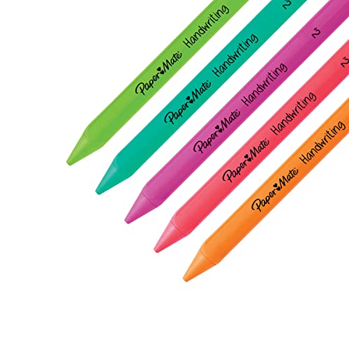 Paper Mate Handwriting Triangular Mechanical Pencil Set with Lead & Eraser Refills, 1.3mm, School Supplies, Office Supplies, Sketching Pencils, Drafting Pencil, Fun Barrel Colors, 8 Count (Pack of 2) - size: 10 count