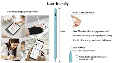 Capacitive Stylus Pen for All Amazon Fire Tablets,Stylus for Nintendo Switch/Switch OLED/Switch Lite, iPad, iPhone, Samsung Tab for Gaming, Drawing and Navigation,Green - color: Green
