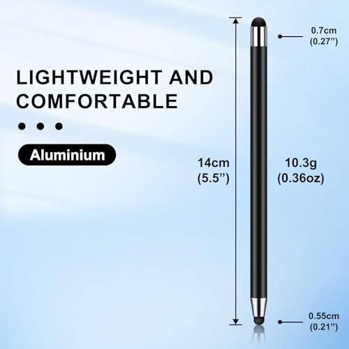 Stylus Pen [10 Pack] Universal Capacitive Touch Screen Pens for iPad/iPhone/Smartphones and Tablets,Compatible with All Capacitive Touch Screen(10 Black/White) - color: 10 black/white