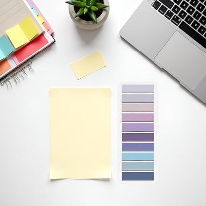 200 Pcs Sticky Index Tabs, Page Markers Notes Tabs Writable and Repositionable Book Flags Tabs Strip Index Tabs for Page Marking Classify File Notebooks and Writing Pads