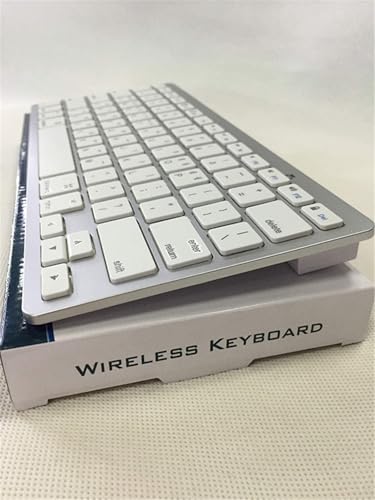 Wireless Spanish Keyboard, Minority Language Keypad Ultra Thin Lightweight Silent Bluetooth Keyboards for Laptop/PC/Tablet/Desktop/Smart TV Teclado Español (Spanish) - style: Spanish