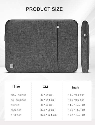 DOMISO 360 Protective Laptop Case 16 inch, 16 inch Laptop Sleeve Compatible with Mac Book Pro 16, Waterproof Computer Cases Bag with Handle,Dark Grey - color: Dark Grey, size: 16" for mac book
