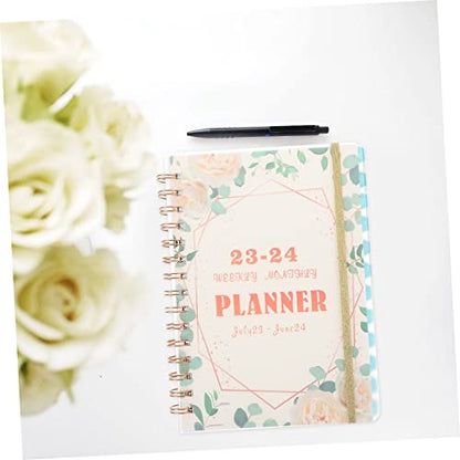 Academic Planner Notebook for Daily Scheduling Multi-function Spiral Calendar Notes Section Portable Organizer for Students and Professionals