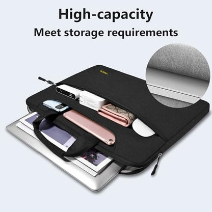 Hseok Laptop Shoulder Bag 13 13.3 14 Inch Case Compatible with MacBook Pro/Neo 14" M5/M4/M3/M2/M1,Mac Air/pro/Neo 13" and Most 13 13.3 14 Notebooks,Spill-Resistant Briefcase,Black - color: Black, size: 13-13.5 inch