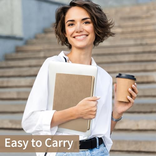 Lined Journal Notebook for Work College Ruled Notebook 5.79" x 8.27" A5 PU Leather Daily Journaling Notebook 216 Pages for Women Men Daily Writing Business School Travel Gift (Khaki) - color: 01-Khaki-1pack, style: A5 Lined 216pages