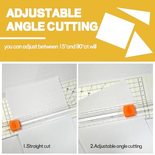 Paper Cutter Slider Mini Small,14 Inch Paper Trimmer,Papercutter Slicer