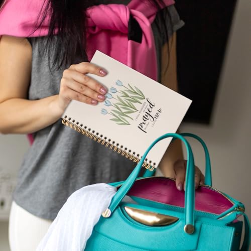 huester Christian Tulip Floral Notebook Journal, Religious Prayer Journal for Women, I Still Remember the Days I Prayed Bible Notebooks for Note Taking, Bible Hardcover Spiral Notebook, 5.5x8.3 Inch - color: Christian05