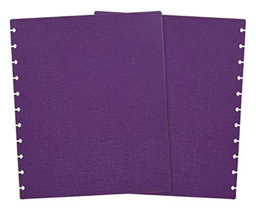 Talia Discbound Notebooks, Planner, Customizable, (Strong Purple, Letter (8.5in x 11in)) - color: Strong Purple, size: Letter (8.5in x 11in)