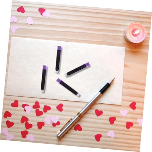 50pcs Erasable Fountain Pen Ink Refills for Students Premium Ink for Smooth Writing Quick-Drying for Office School Use