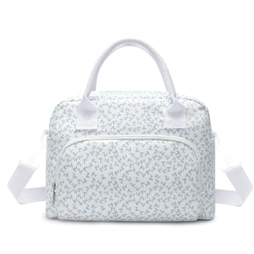 MEXS Insulated Lunch Bag for Women Men Large Reusable Lunch Box Adult Leakproof Portable Cooler Tote Bags for Work Picnic (lavender) - color: Lavender