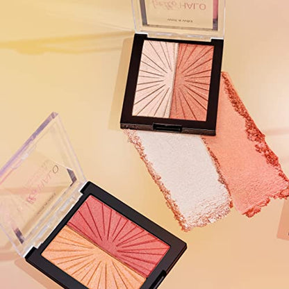 Wet n Wild MegaGlo Blushlighter, Blendable Blush & Highlighter Set, Shimmery Metallic Finish, Flash Me - color: 3- Flash Me
