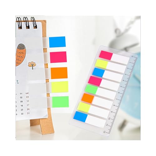 160Pcs Transparent Sticky Tabs - Page Markers for Books, Notebooks & Teacher Supplies, Index Flags File Organizer