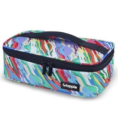 Gloppie Small Lunch Bag Insulated Lunch Box Mini Lunchbox Portable Lunch Cooler Bag Adult Lunch Pail Petty Food Containers Reusable Snack Bag, Camouflage Watercolor - color: Watercolor