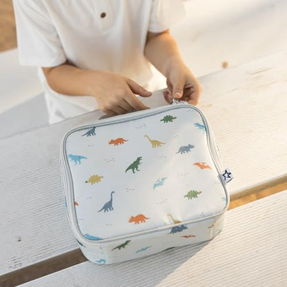 Tiny Twinkle Insulated Lunch Box for Girls and Boys | Durable and Reusable for School & Travel | Ages 3 and Up | Waterproof and Easy to Clean | PFAs and BPA Free（Dinosaur） - color: Dinosaur