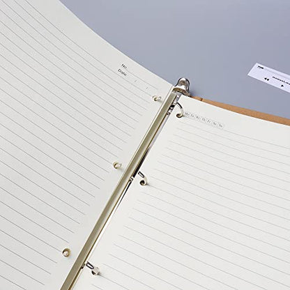 A4 Lined Refill Paper 3 Pack Loose Leaf 4-Hole Punched Filler Paper Refills Planner Binder Insert, 120 Sheets/240 Pages Binder Notebook Papers for A4 Travel Journal Diary - size: A4