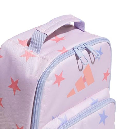 adidas Kids Santiago Lunch Bag for Girls & Boys – Insulated Cooler Lunchbox, 8L - color: 4.0/Shooting Stars Distilled Pink/ Violet Tone Purple/ Semi Frozen Turbo Pink