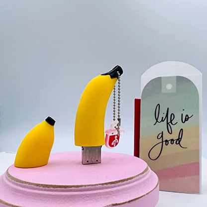 Funny Flash Drive - 16GB USB Drive - Novelty Flash Drive - Banana Thumbdrive (Banana) - color: Banana
