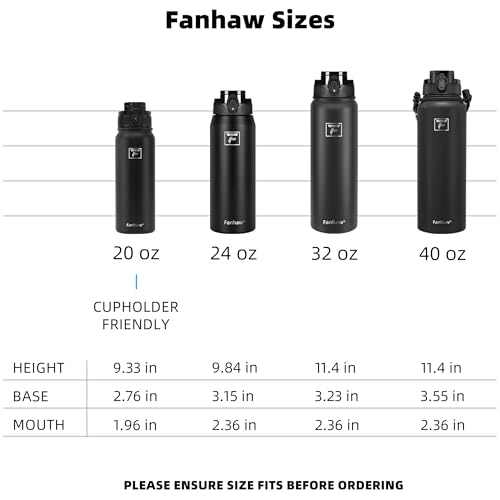Fanhaw 32 oz Insulated Stainless Steel Water Bottle with Anti-Dust Chug Lid, Leakproof Vacuum Sports Bottle for Kids, Teens & Adults, Back to School Essentials (Green Pink) - color: Green Pink, style: 32 Ounces