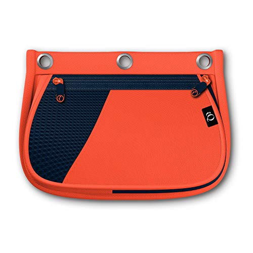 iScholar iQ Expandable Pencil Pouch, 2 Pockets, 3-Hole Pouch, Color Will Vary (55020) - style: 2 Pocket