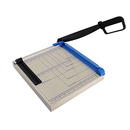 TEXALAN(R) Paper Cutter Guillotine 12" A4 Multi-Purpose Trimmer for Metal Sheet, Leather, Plastic Sheet, Non-Woven Fabric, 12 Sheets 80-Gram Paper - style: Multi-purpose cutter