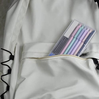 Aesthetic 0.7mm Mechanical Pencil Set 6-Pack Pastel Break-Resistant | Premium Break-Resistant Lead
